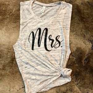 Grey Mrs. Muscle tee